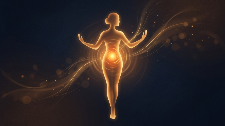Abstract illustration of metabolic energy activation